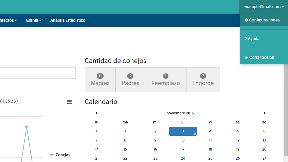 Opciones de Dropdown